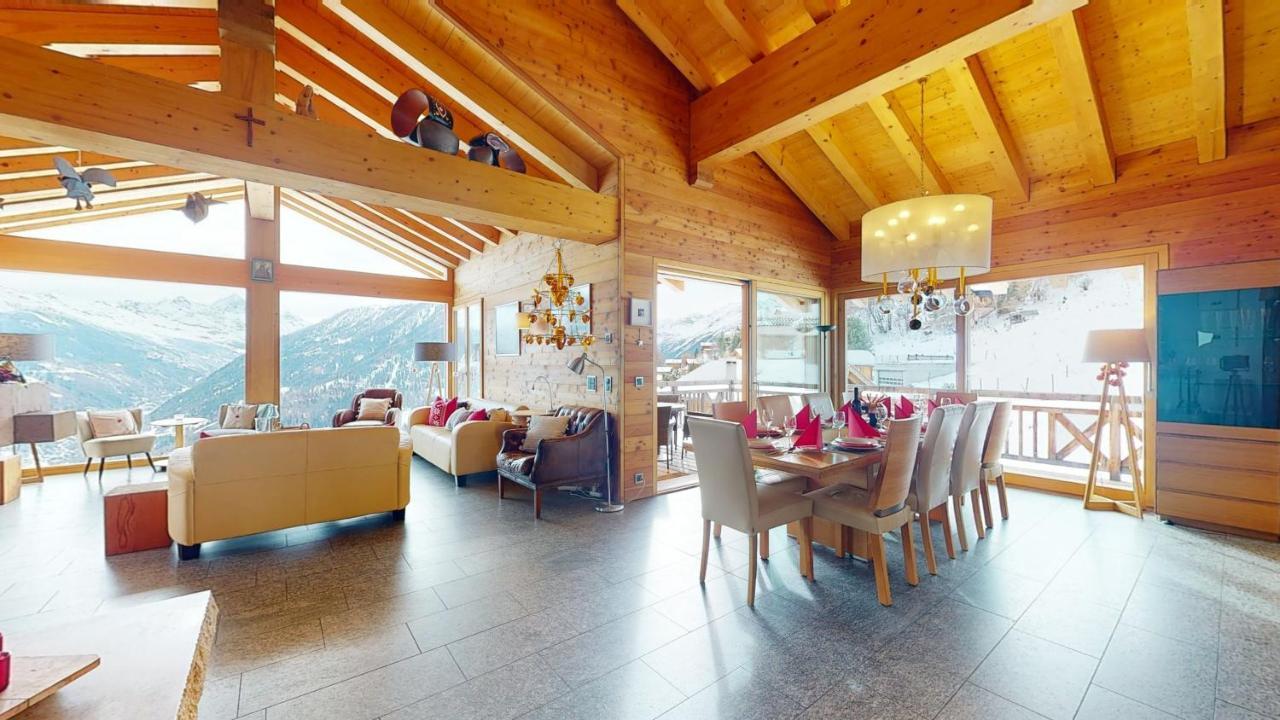 Etoiles Des Neiges Luxe & Jacuzzi Chalet 12 Pers By Alpvision Residences Hérémence 외부 사진