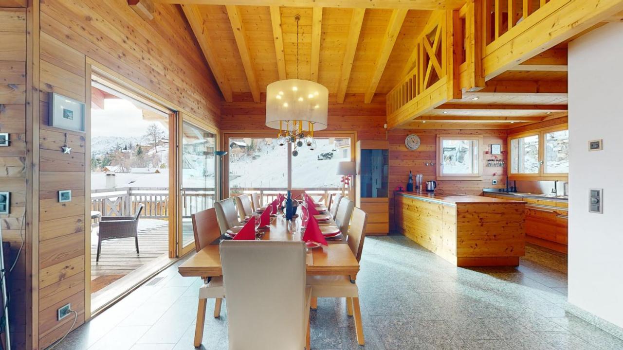 Etoiles Des Neiges Luxe & Jacuzzi Chalet 12 Pers By Alpvision Residences Hérémence 외부 사진