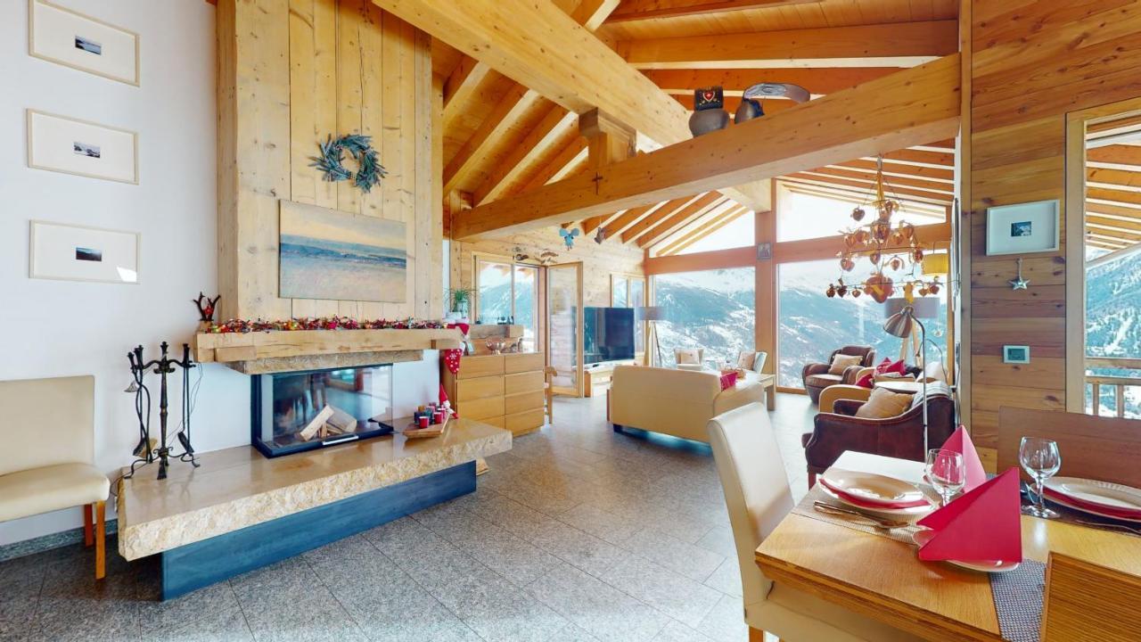 Etoiles Des Neiges Luxe & Jacuzzi Chalet 12 Pers By Alpvision Residences Hérémence 외부 사진